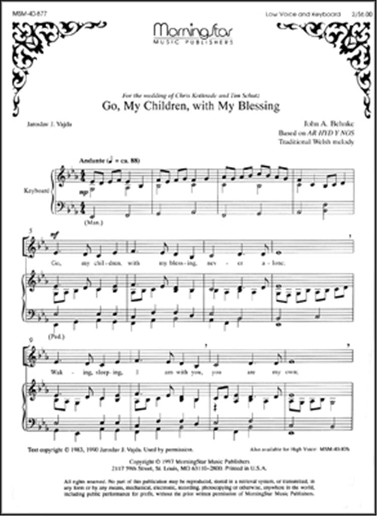 Go, My Children, with My Blessing